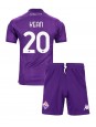 Fiorentina Moise Kean #20 Hjemmedraktsett Barn 2024-25 Korte ermer (+ bukser)